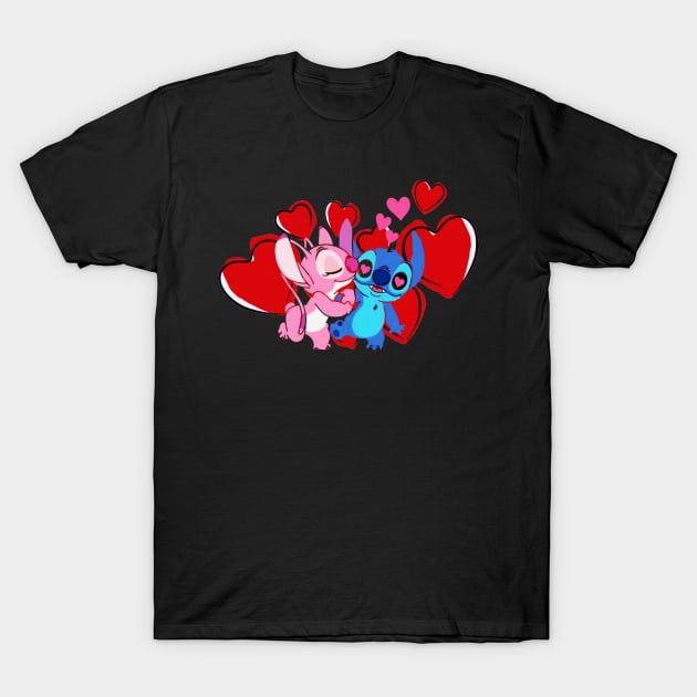 Love Stitch T-Shirt by Rohman1610